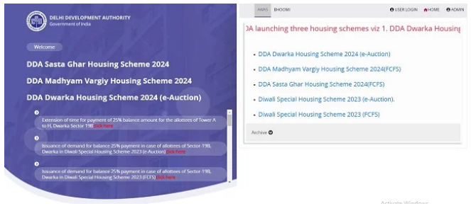 DDA Housing Portal