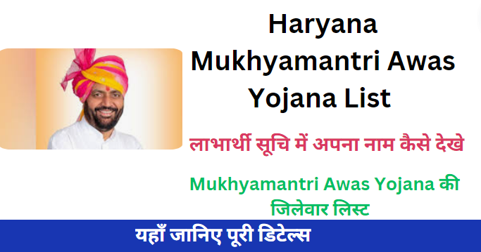 Haryana Mukhyamantri Awas Yojana List