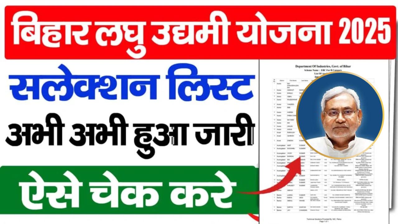 bihar laghu udyami yojana list