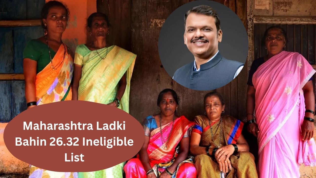 Maharashtra Ladki Bahin 26.32 Ineligible List