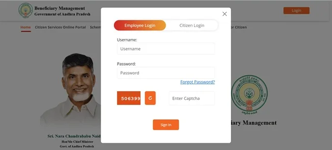 Thalliki Vandanam Scheme Login