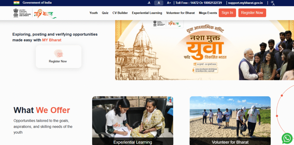 My Bharat Scheme In Telangana